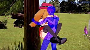Feel the intense passion as Serena and Bea Saito experience creampie sex with the old man in Pokémon hentai.