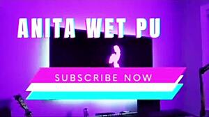 Hot quicky with ebony group banging