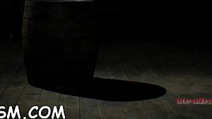 this hot maid is masturbating with toys right now