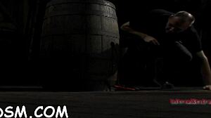 this hot maid is masturbating with toys right now