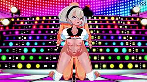 Feel the intense passion as Serena and Bea Saito experience creampie sex with the old man in Pokémon hentai.