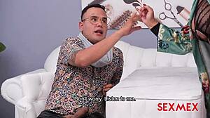 Sexmex features gali diva seducing a fake gay man in a brunette scenario