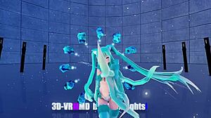 Blue k nights ［ray-mmd 3d vr180］cat fate cosplay adult miku［girls］