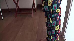 her long black hair frames small boobs on slim ebony body