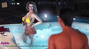 Wife and stepmother play game in missing scenes