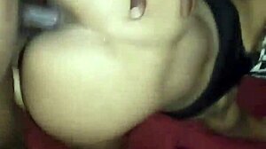 Young gay slut bent over in doggystyle bareback.