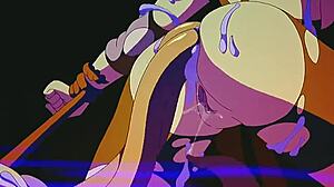 Big ass babes get spooked by monster cock in animated ghostbusters parody