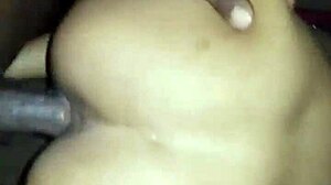 Young gay slut bent over in doggystyle bareback.