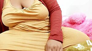 Indian Bengali bhabhi shows off sexy big tits