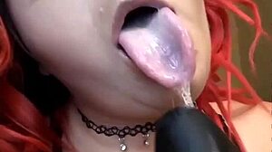 Lexi Red tempts with her deepthroat skills on big cocks