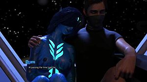 Projekt Passion 丰满赛博朋克外星人承受硬肛内射