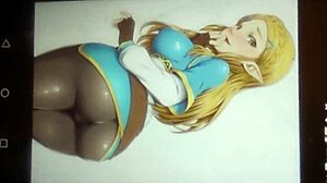 Anime Cum Tribute To Princess Zelda