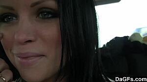 Can You Handle This Brunette Babe's Small 18+ Tits and Shaved Slit?