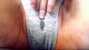 my pussy's so wet from masturbatin in panties, i'm so horny!