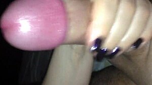 Mature Woman Gives Detailed Handjob Performance