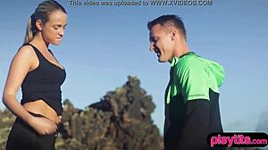 I can't believe that nasty photographer banged his model outdoors.