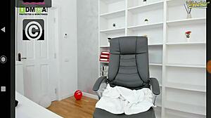 milf dances and fucks dildo