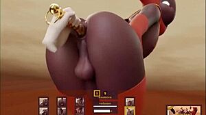 in this hentai game, i anal fuck the moreno character. what a ride!