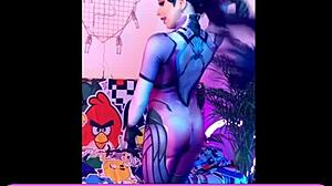 i'm fuckin' my ass with toys in widowmaker cosplay, alicebong overwatch anal gone wild