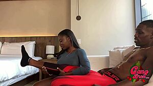 Massage Therapist Deepthroats Monster Cock!