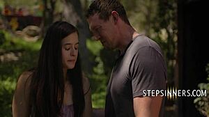 stepsiblings do the deed in a park