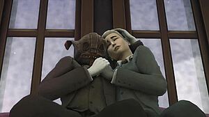 Gay game based on The Sims 4 with masked characters