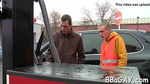 Sloppy blowjob leads to coarse homosexual sex