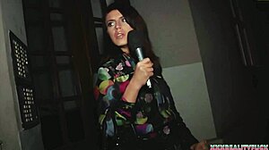 Hot 18 blonde fucks boyfriend in quickie doggystyle