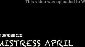 Hell yeah, Dominatrix Mistress April whips Rose into shape!