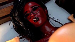Futanari Succub in Seductive and Wild Action
