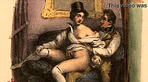 My secret life unfolds with vintage erotic cartoon scenes in detail