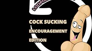 Encouraging gay cock sucking session