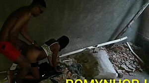 worker in rio de janeiro arrives at the site finds stepdaughter alone and works with her