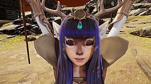 Deer-girl Freyja in the Viking Village 3D Hentai 4K 60FPS Uncensored