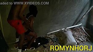 worker in rio de janeiro arrives at the site finds stepdaughter alone and works with her