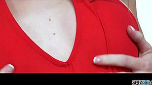 Teen Ashley Lane Deepthroats Monster Cock