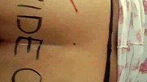 Wife descriptively begs to be fucked hard in intimate moments