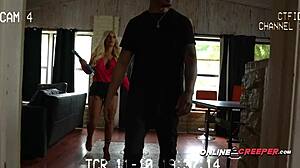 Brandi Sucks Bruno's Big Cock Roughly 😈