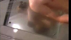 Teen Couple's Hard Fucking In Bath Creampie