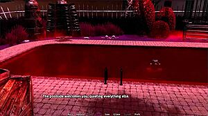 Blair explores the rift in a Halloween costume