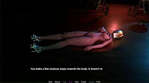 Blair explores the rift in a Halloween costume