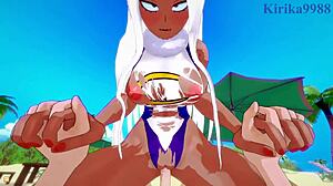 Himiko Toga and Mirko in My Hero Academia POV hentai