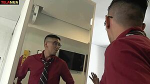 Before work, Alicia Ribeiro gets a hard fuck from her lover