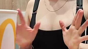 Today i will be the dessert for my cute petite couple.