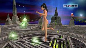 i love this animated 3d cartoon of indian teen posing sexily in many positions