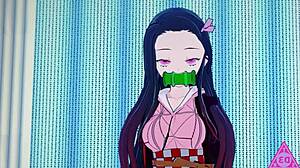 Tanjiro Fucks Nezuko in Hentai Cumshot