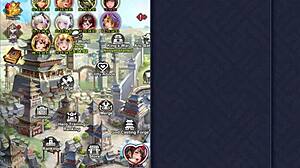 Kinky lesbisk sex udfolder sig i 3D hentai på Sky Island spil