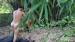 Gay Guys Suck Big Cock Bareback In The Woods