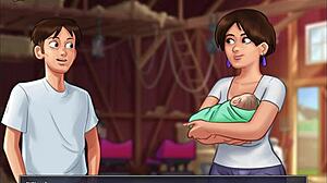 Summertime Saga 248 brings that shaved pussy and bent over doggystyle action.