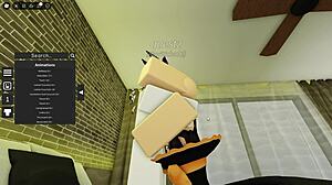 Beautiful witch from Roblox gets some action from a random man